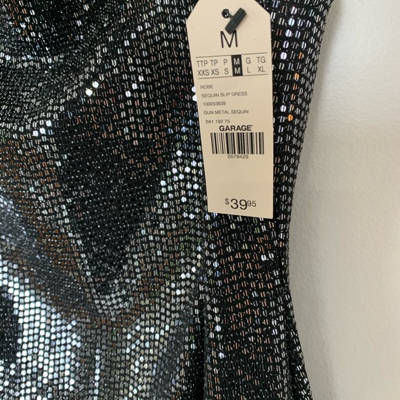 NWT Mini Metallic Dress. - Picture 4 of 4